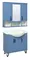 Мебель для ванной «Runo» Марсель 80 синяя, фото №1