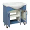 Мебель для ванной «Runo» Марсель 80 синяя, фотография №3