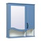 Мебель для ванной «Runo» Марсель 65 синяя, изображение №4