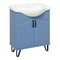 Мебель для ванной «Runo» Марсель 65 синяя, картинка №2