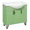 Мебель для ванной «Runo» Марсель 80 зелёная, картинка №2