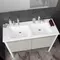 Мебель для ванной «Opadiris» Рубинно 120 серая/белая, изображение №4