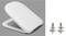 Унитаз компакт «Roca» The Gap 342477000/341470000 (801472001) белый с сиденьем дюропласт белое, фото №5