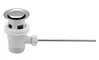 Донный клапан для раковины «Remer» 95P80 полуавтомат хром, фото №1