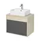 Мебель для ванной подвесная «Aquaton» Лофт Урбан 65 графит/дуб орегон, изображение №4