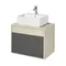Мебель для ванной подвесная «Aquaton» Лофт Урбан 65 графит/дуб орегон, изображение №12