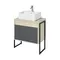 Мебель для ванной подвесная «Aquaton» Лофт Урбан 65 графит/дуб орегон, изображение №16