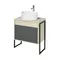 Мебель для ванной подвесная «Aquaton» Лофт Урбан 65 графит/дуб орегон, фото №21