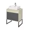 Мебель для ванной подвесная «Aquaton» Лофт Урбан 65 графит/дуб орегон, изображение №32