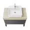 Мебель для ванной подвесная «Aquaton» Лофт Урбан 80 графит/дуб орегон, фотография №31