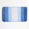 Коврик для ванной «WasserKRAFT» Lopau BM-1101 75/45 резина, микрофибра синий/белый, фото №1