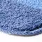 Коврик для ванной «WasserKRAFT» Lopau BM-1101 75/45 резина, микрофибра синий/белый, фотография №3