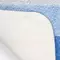 Коврик для ванной «WasserKRAFT» Lopau BM-1101 75/45 резина, микрофибра синий/белый, изображение №4