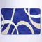 Коврик для ванной «WasserKRAFT» Rhein BM-6205 90/60 резина, микрофибра синий, фото №1