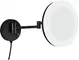 Зеркало «Aquanet» D-20 косметическое с подсветкой чёрное матовое, фото №1