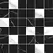 Настенная мозаика «Laparet» Negro Matt. 30x30  чёрно-белый, фото №1