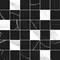 Настенная мозаика «Laparet» Negro Matt. 30x30  чёрно-белый, картинка №2