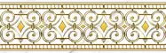 Бордюр «Alma Ceramica» Antares 24,6x8 BWU28ANS08R золото, фото №1