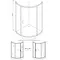 Душевой угол-ограждение «Am.Pm» Tender W45G-315-090TM 90/90 прозрачный/матовый хром без поддона универсальный, фотография №3