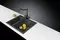 Мойка для кухни «Omoikiri» Bosen 59 2 BL 59/50 искусственный камень чёрная, картинка №2