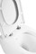 Подвесной унитаз безободковый «Belbagno» Sfera-R BB513CH белый (BB865SC) с сиденьем дюропласт с микролифтом, фотография №3