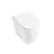 Приставной унитаз безободковый «Belbagno» Marino BB105CBR белый (BB2031SC) с сиденьем дюропласт с микролифтом, фотография №7