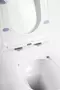 Приставной унитаз безободковый «Belbagno» Marino BB105CBR белый (BB870SC) с сиденьем дюропласт с микролифтом, картинка №6
