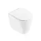 Приставной унитаз безободковый «Belbagno» Marino BB105CBR белый (BB870SC) с сиденьем дюропласт с микролифтом, фотография №7