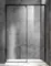 Душевая дверь «Vincea» Lugano VDS-1L130CLB-1 130/195 прозрачная/чёрная универсальная, фото №1