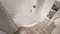 Ванна акриловая «Marka One» Ergonomika 158-175/110 без опор без сифона белая правая, фото №5