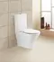 Унитаз компакт безободковый «Belbagno» Acqua BB340CPR/BB340T белый (BB216QSC) с сиденьем дюропласт с микролифтом, изображение №4