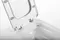 Приставной унитаз безободковый «Belbagno» Albano BB120CBR белый (BB120SC) с сиденьем дюропласт с микролифтом, картинка №2