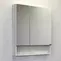 Зеркальный шкаф «Comforty» Никосия 70 без света дуб белый, фото №1