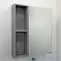 Зеркальный шкаф «Comforty» Осло 70 без света бетон светлый универсальный, фото №1