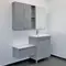Зеркальный шкаф «Comforty» Осло 70 без света бетон светлый универсальный, изображение №4