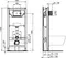 Комплект инсталляция с унитазом «Ideal Standard» Prosys Frame Tesi T355101PT безободковый белый, фотография №7