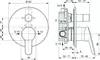 Смеситель для душа «Ideal Standard» Dot 2.0 A7165AA хом, картинка №2