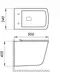 Подвесной унитаз безободковый «Belbagno» Marmi BB052CHR белый (BB2322SC) с сиденьем дюропласт с микролифтом, картинка №2
