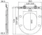 Подвесной унитаз безободковый «Am.Pm» Spirit C701700WH белый (C707857WH) с сиденьем дюропласт с микролифтом, картинка №6