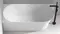 Ванна акриловая «Abber» AB9258-1.5 150/78 с каркасом с сифоном белая левая, картинка №2