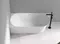 Ванна акриловая «Abber» AB9258-1.5 150/78 с каркасом с сифоном белая левая, фотография №3