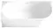Ванна акриловая «Abber» AB9258-1.5 150/78 с каркасом с сифоном белая левая, фото №1