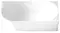 Ванна акриловая «Abber» AB9258-1.5 150/78 с каркасом с сифоном белая правая, фото №1