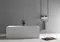 Ванна акриловая «Abber» AB9281 170/75 с каркасом с сифоном белая, фотография №3