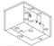 Гидромассажная ванна акриловая «Gemy» G9261-1.7 170/75 с каркасом с сифоном белая правая, изображение №4