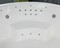 Гидромассажная ванна акриловая «Gemy» G9540 K 220/220 с каркасом с сифоном белая, изображение №4