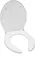Унитаз компакт безободковый «Cersanit» Etiuda 010 (Etiuda для инвалидов) белый с сиденьем дюропласт белое, фотография №3