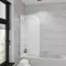 Шторка на ванну стеклянная «Grossman» GR-100/1 70/150 прозрачная/хром универсальная, картинка №2