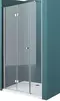 Душевая дверь «Belbagno» ALBANO-BS-13-60+80-C-Cr 140/195 прозрачная/хром универсальная, картинка №2