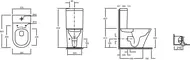 Унитаз компакт безободковый «Jacob Delafon» Rodin+ белый с сиденьем термодюр с микролифтом белое, фотография №3